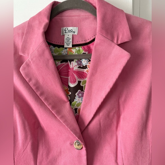 Lilly Pulitzer Pink Blazer Jacket - Picture 2 of 3
